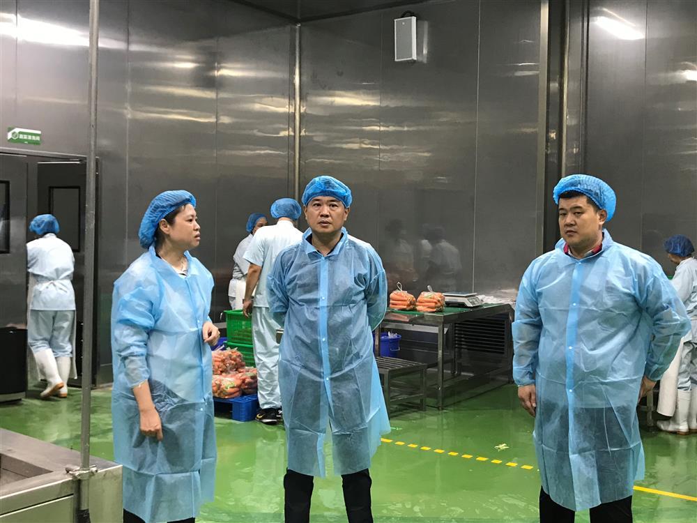 明升MS88体育登录纪委书记卢刚赴金德利集团食品产业园调研