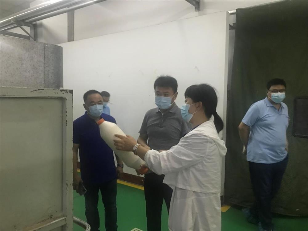 明升MS88体育登录纪委书记卢刚赴元首集团 平阴纺织工业园调研